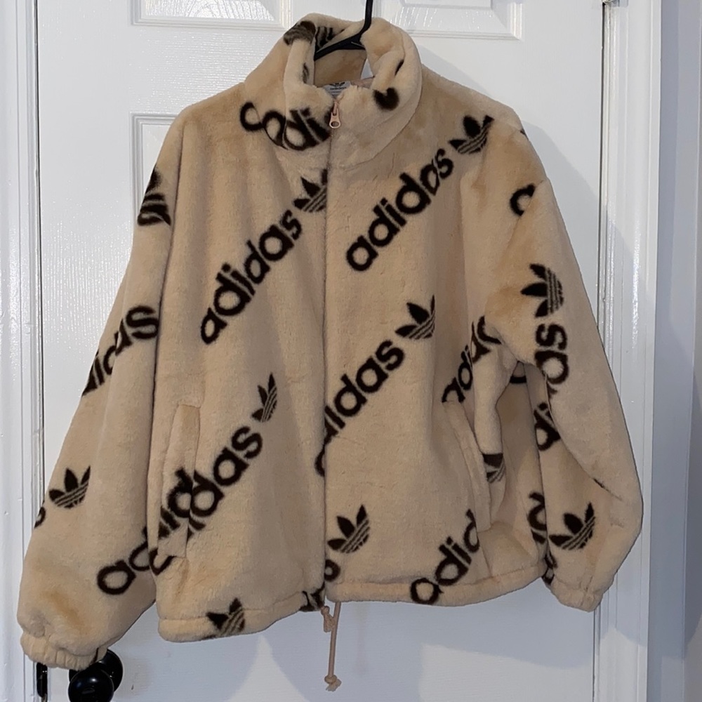 Adidas faux zipper jacket